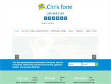 Tablet Screenshot of chrisforte.com